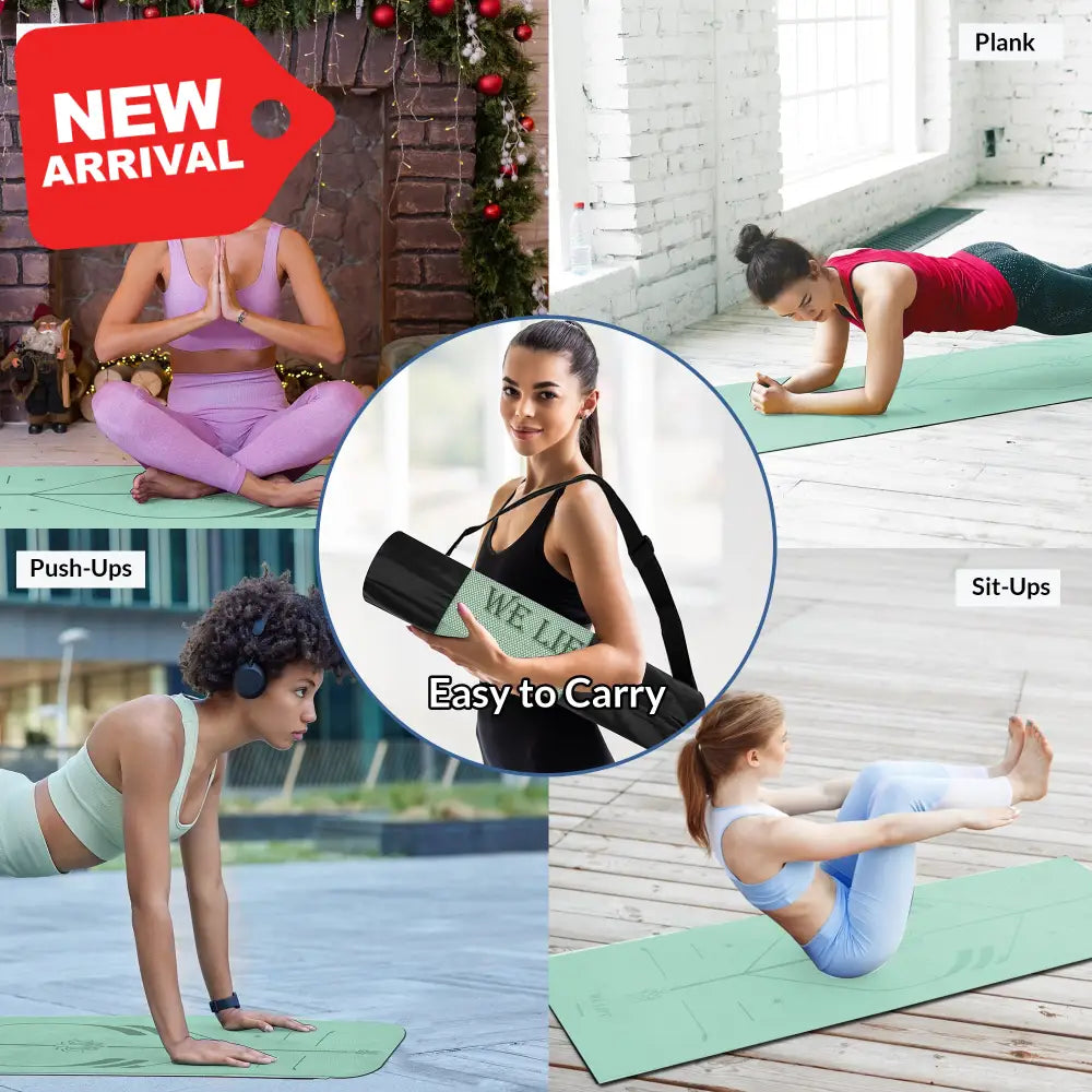 Tappeto joga professionale green SPORT