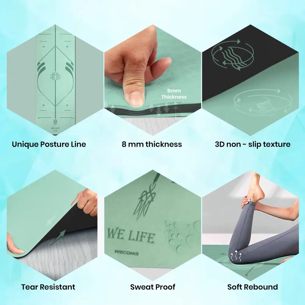 Tappeto joga professionale green SPORT