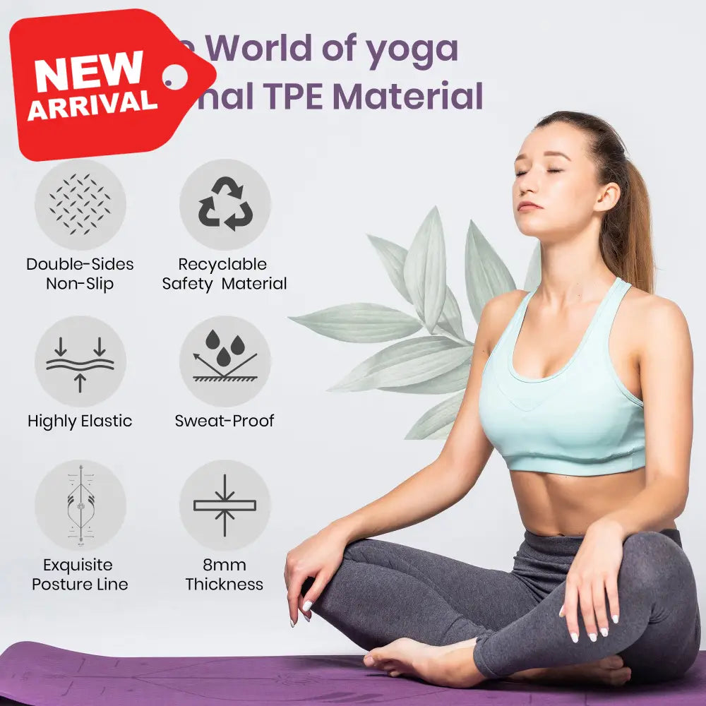 Tappeto joga professionale purple SPORT