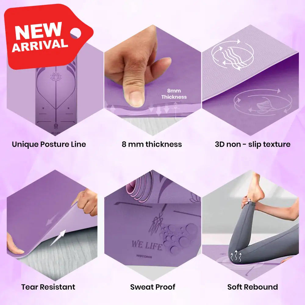 Tappeto joga professionale purple SPORT