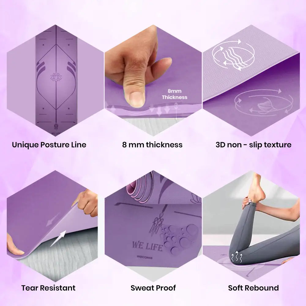 Tappeto joga professionale purple SPORT