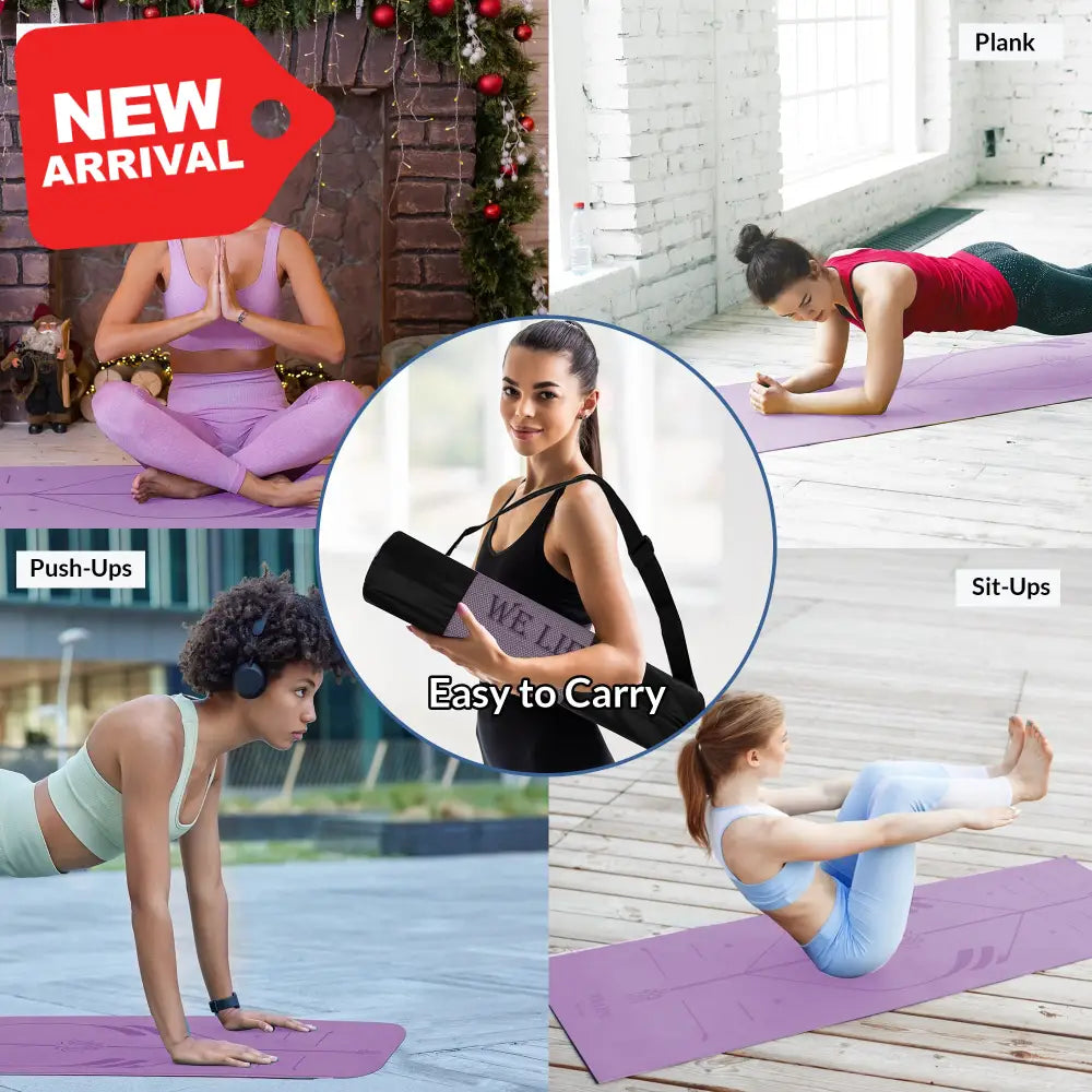 Tappeto joga professionale purple SPORT