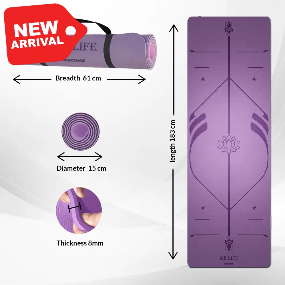 Tappeto joga professionale purple SPORT