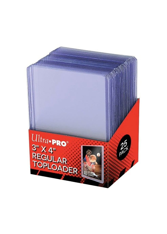 Ultra Pro toploader bordo trasparente 3x 4 Clear Regular (25 pezzi)