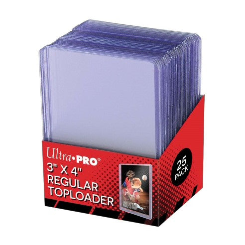 Ultra Pro toploader bordo trasparente 3x 4 Clear Regular (25 pezzi)